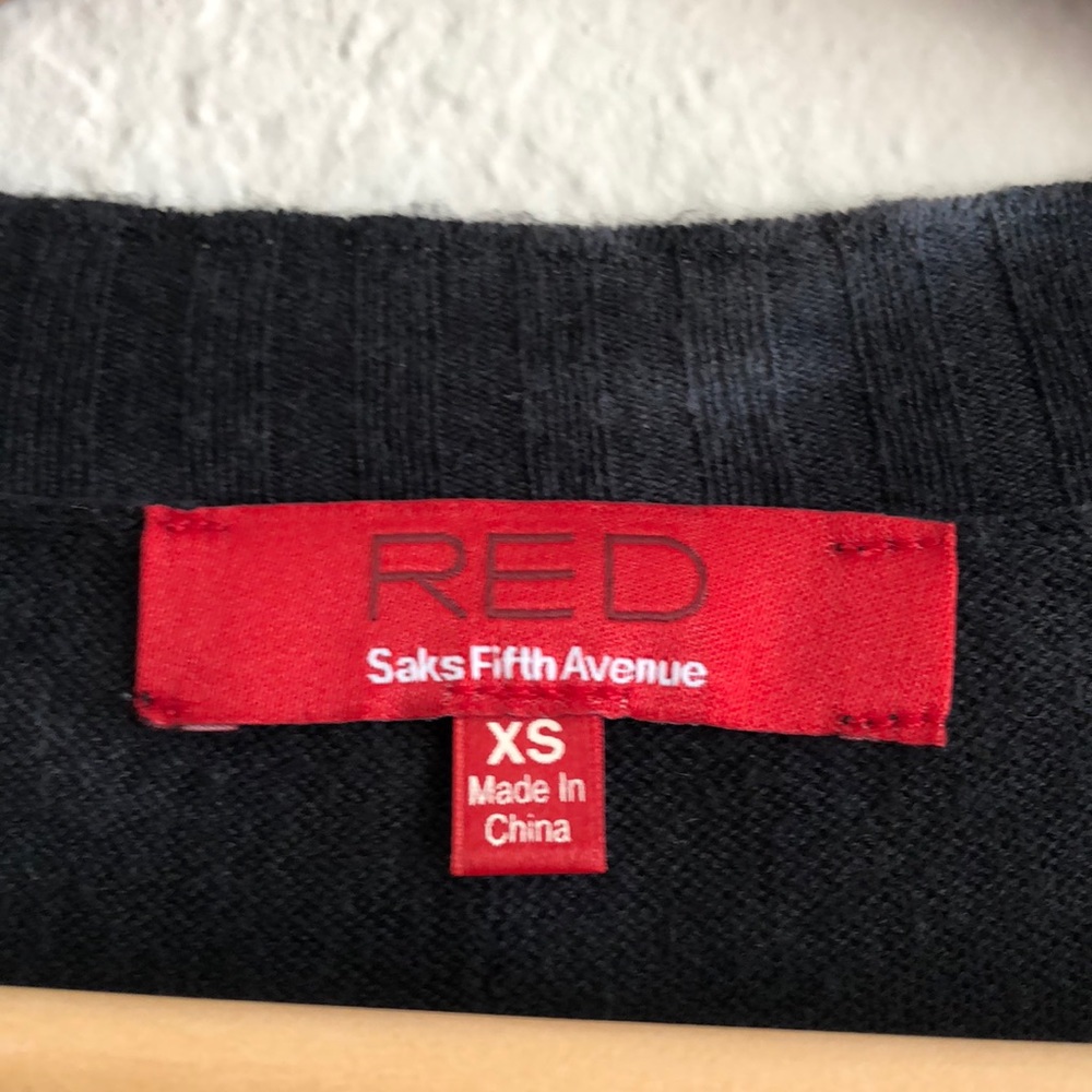 RED Saks Fifth Avenue Tie Dyed Sweater - Picture 3 of 5